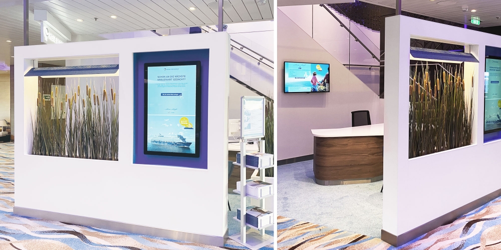 Digital Signage und PIXLIP auf der Mein Schiff-Flotte