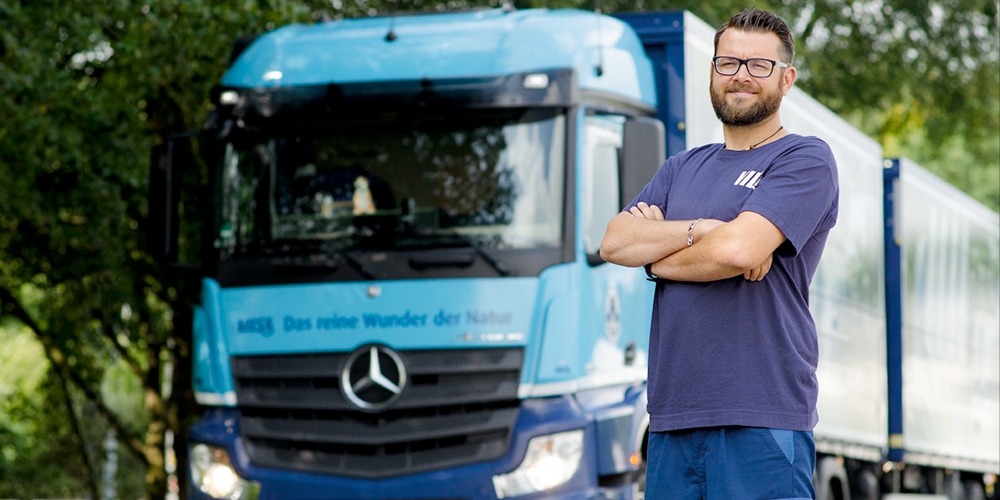 Vilsa Fotoshooting zur Stellenausschreibung Berufskraftfahrer/in